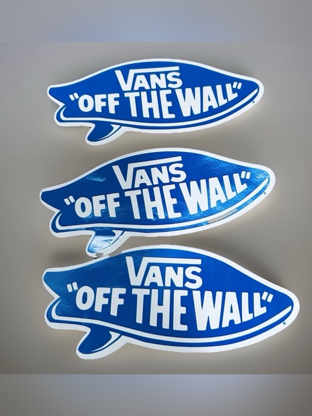 3-Vans Off The Wall Logo Sticker Waterproof Vinyl Decal Die-Cut Laptop Surfboard